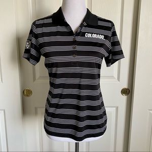 Colorado CU Boulder PAC-12 Nike DriFit Golf Athletic Polo‎ Shirt Size Medium